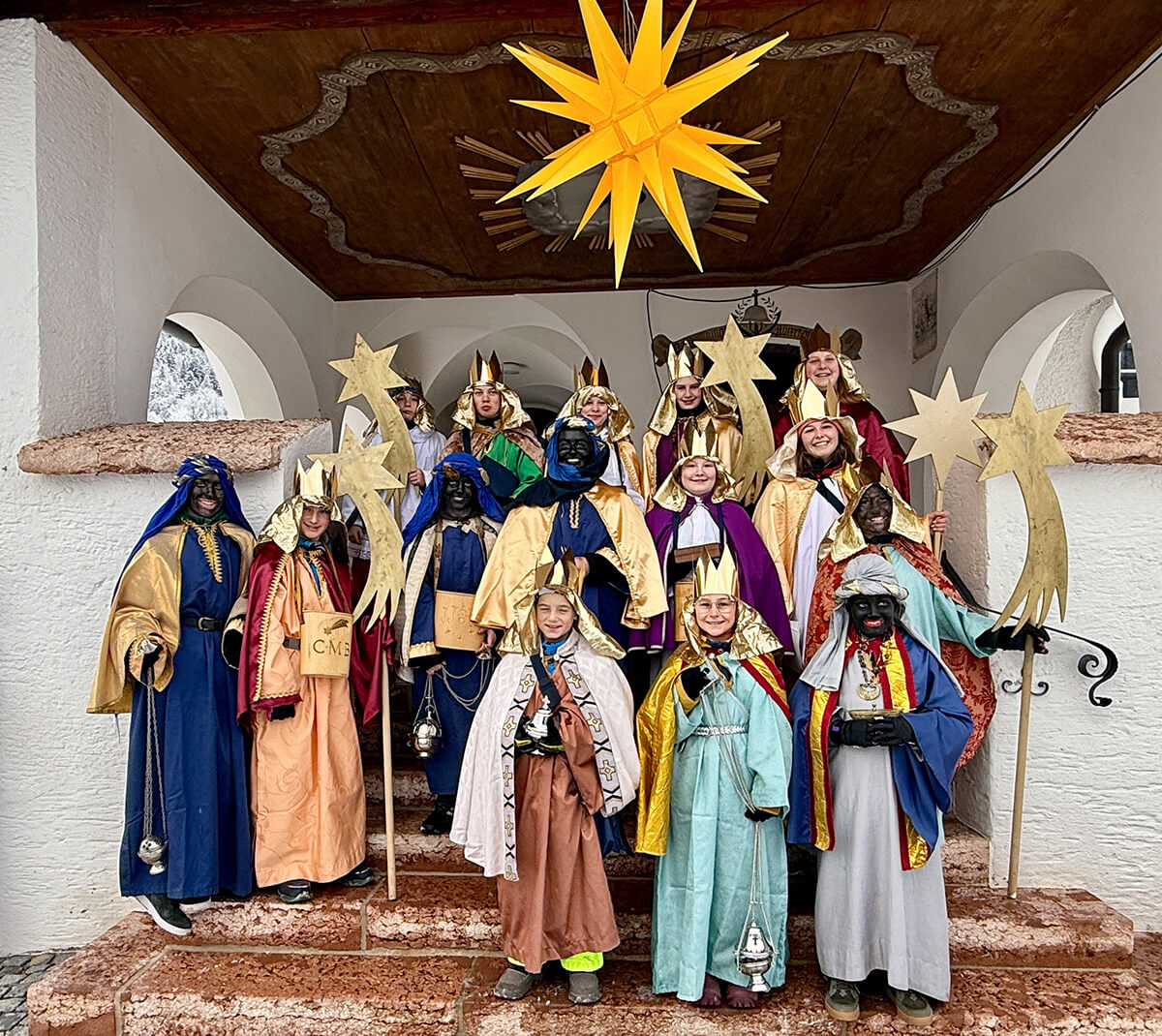 Sternsinger auf der Au