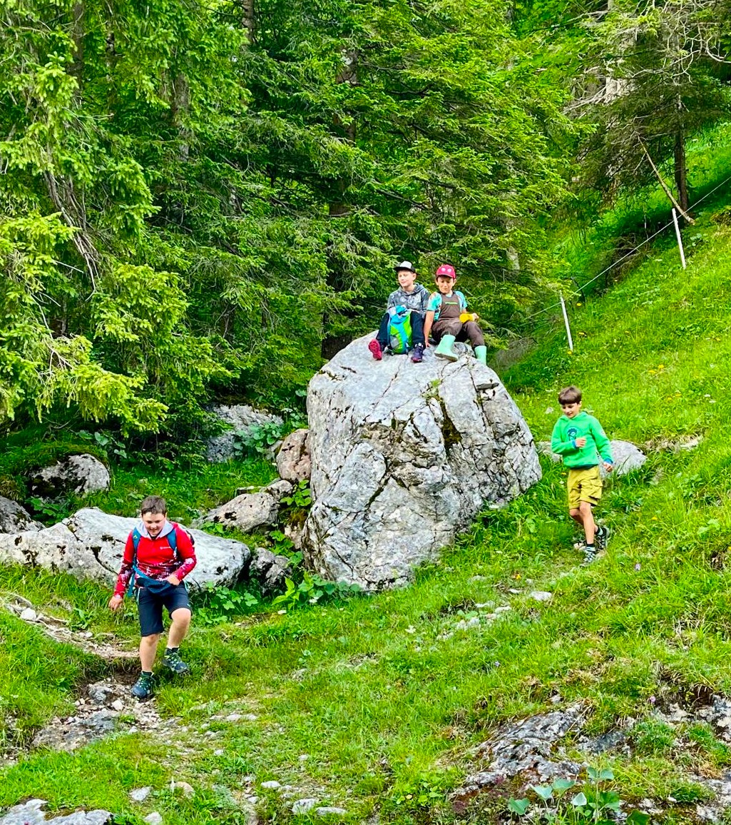 Klettern am Felsen