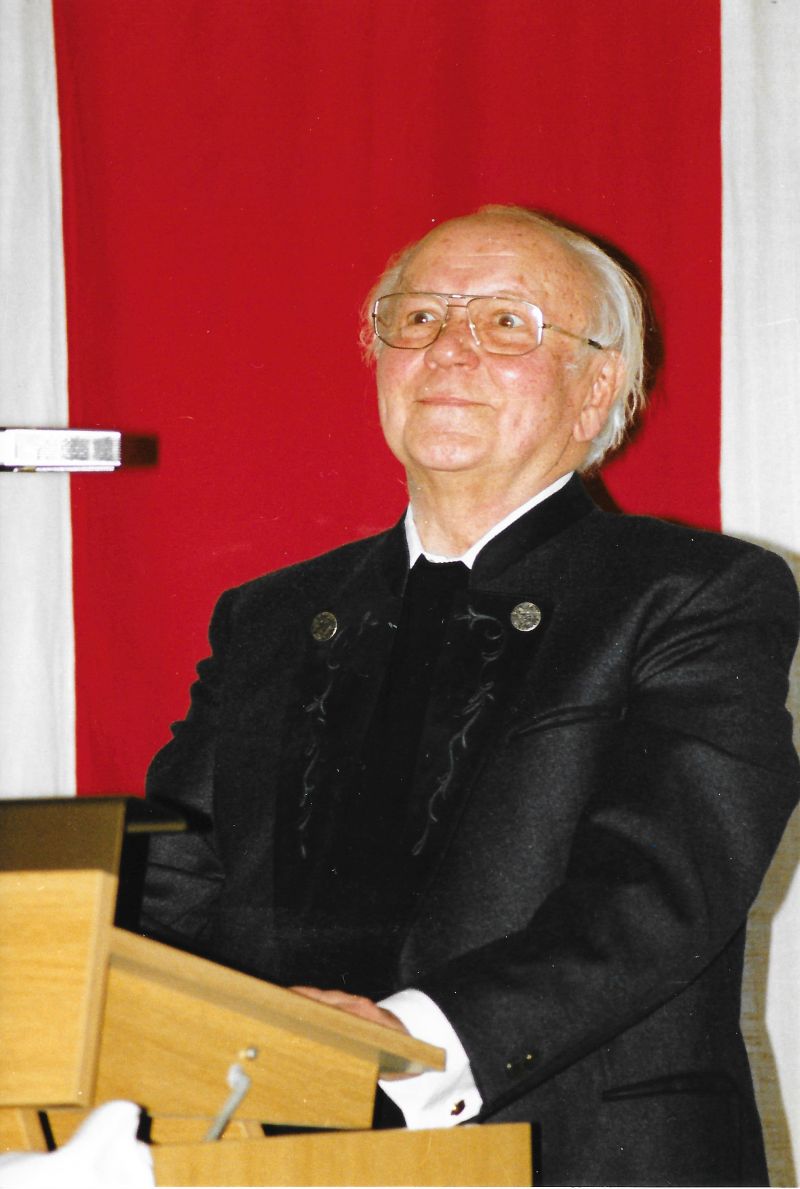 Altpfarrer Otto Schüller an seinem 85. Geburtstag