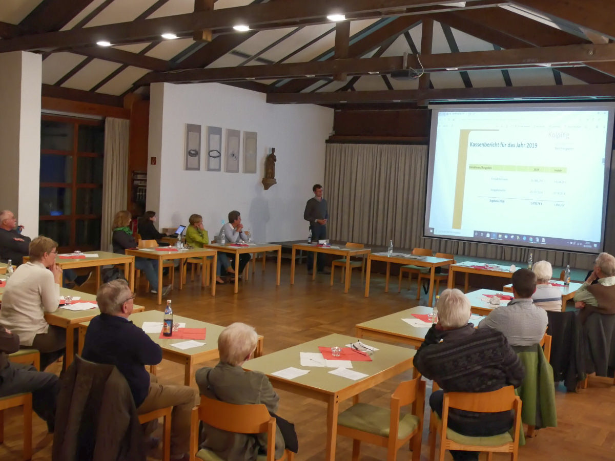Bild aus der Jahreshauptversammlung der Kolpingsfamilie Berchtesgaden