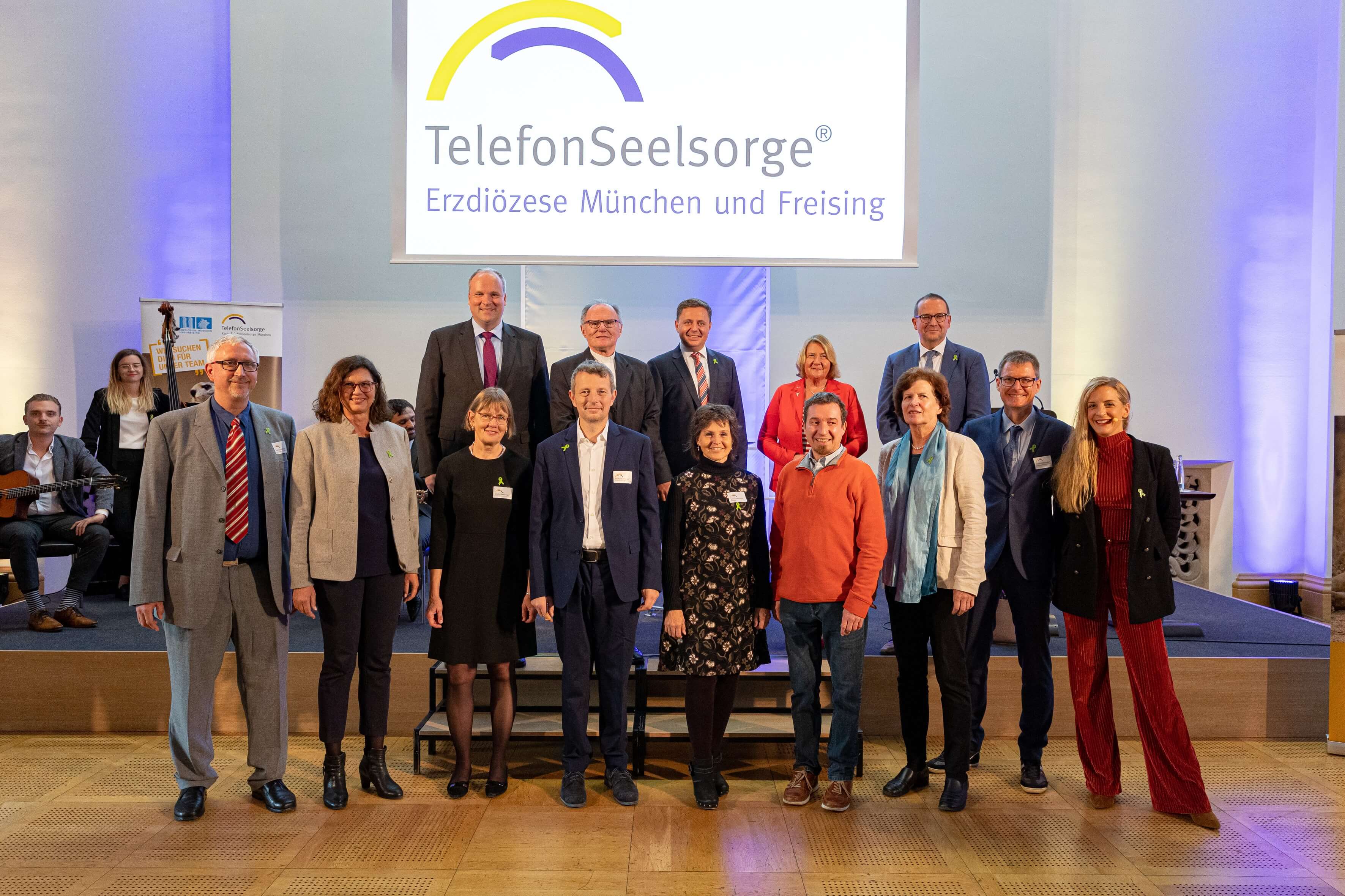 Ehrengäste beim Festakt 60 Jahre TelefonSeelsorge in der Erzdiözese München und Freising. Foto: Robert Kiderle