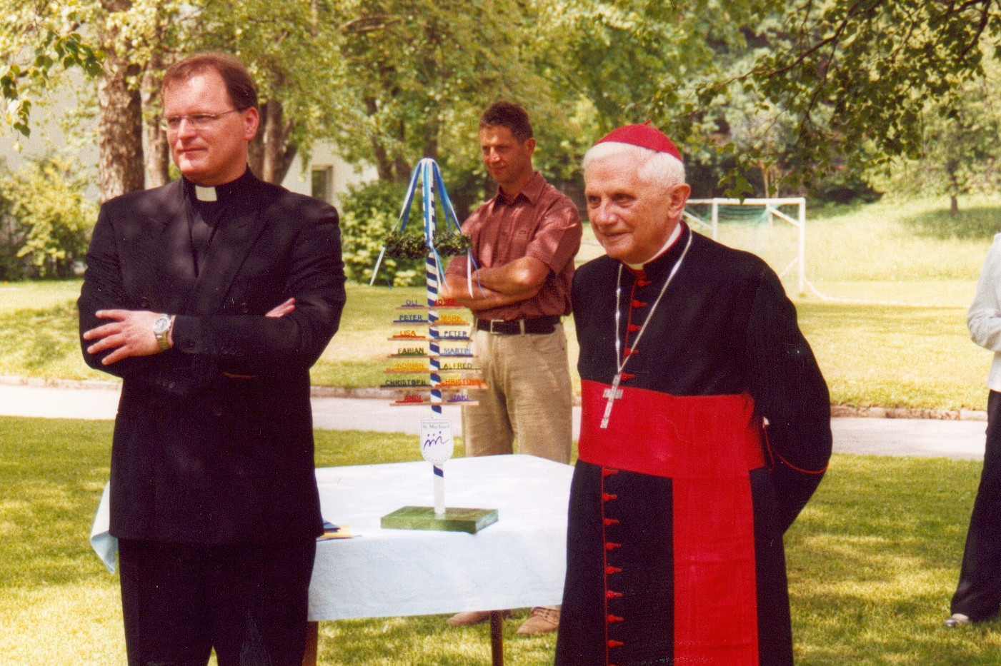 Msgr. Dr. Thomas Frauenlob und der damalige Kardinal Ratzinger