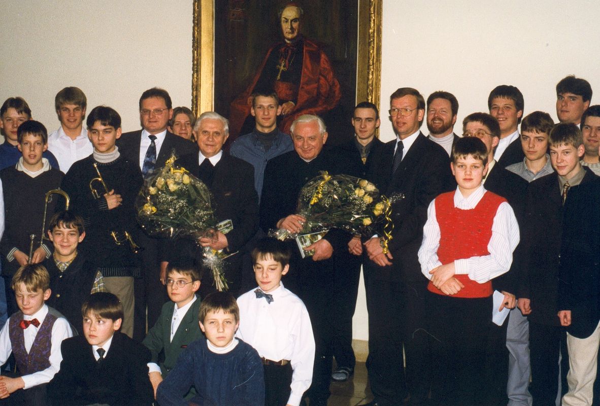 Gruppenbild im Priesterseminar in Traunstein
