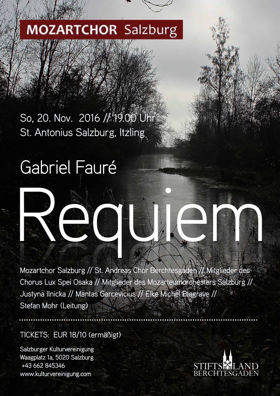Plakat A2 Mozartchor Faure Requiem