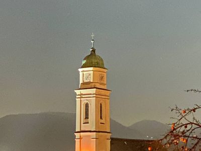 Stern an der Pfarrkirche St. Andreas Berchtesgaden